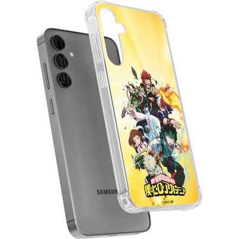 My Hero Academia Hero Team Season 4 Galaxy S24 Plus Clear Case